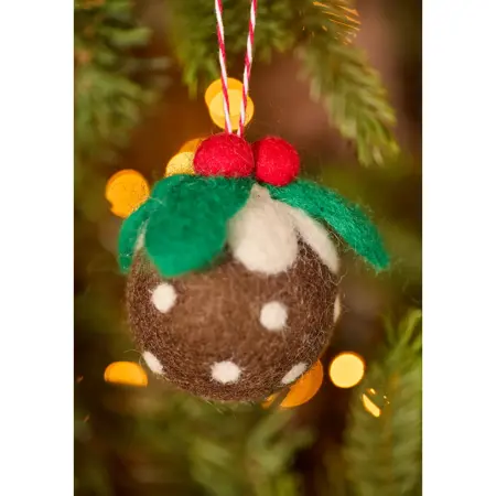 Felt Christmas Pudding